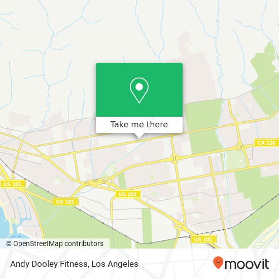 Mapa de Andy Dooley Fitness