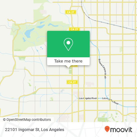 22101 Ingomar St map