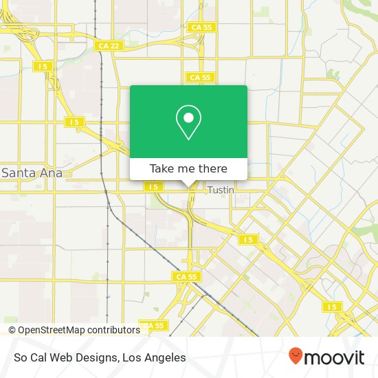 Mapa de So Cal Web Designs