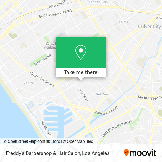 Freddy's Barbershop & Hair Salon map