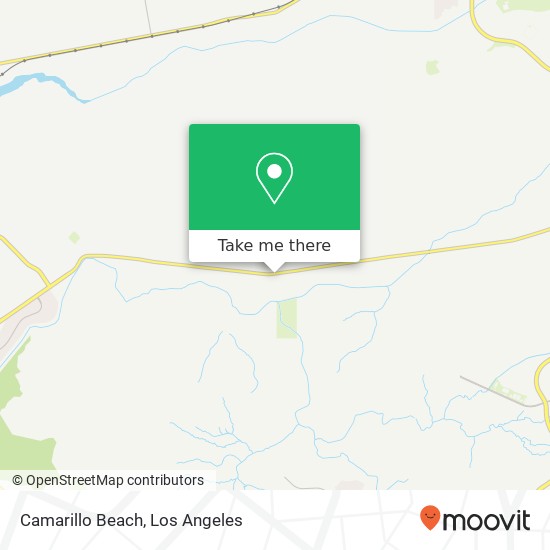 Camarillo Beach map