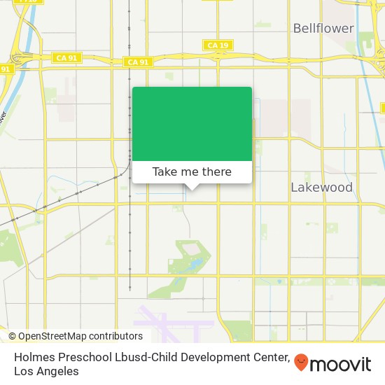 Holmes Preschool Lbusd-Child Development Center map