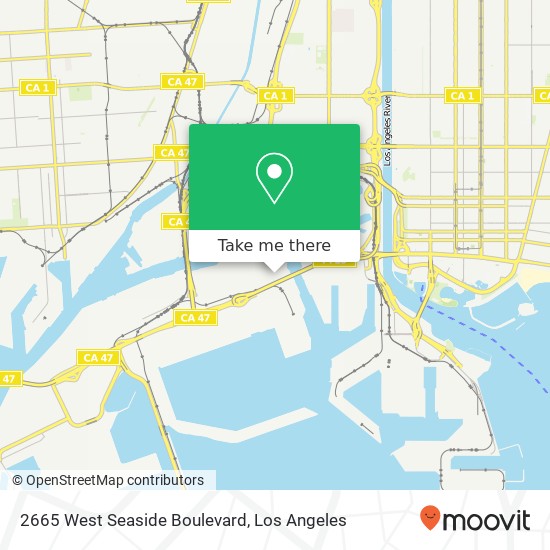 2665 West Seaside Boulevard map