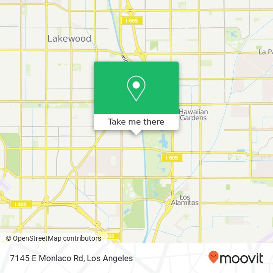 7145 E Monlaco Rd map