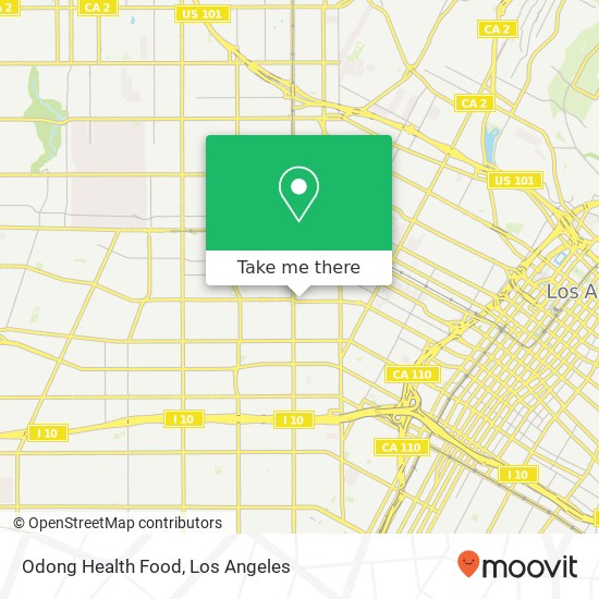 Odong Health Food map