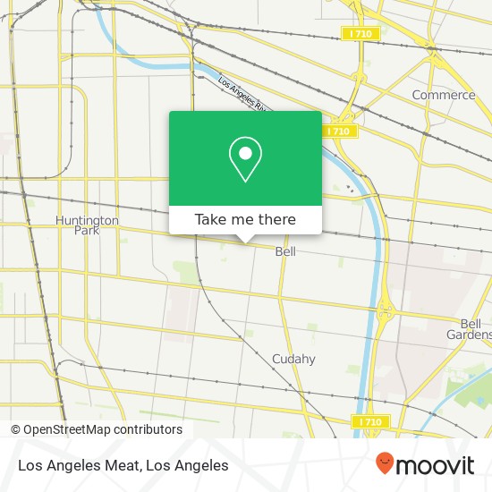 Los Angeles Meat map
