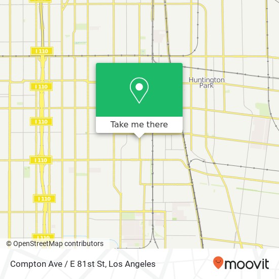 Mapa de Compton Ave / E 81st St