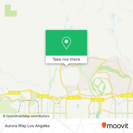 Aurora Way map