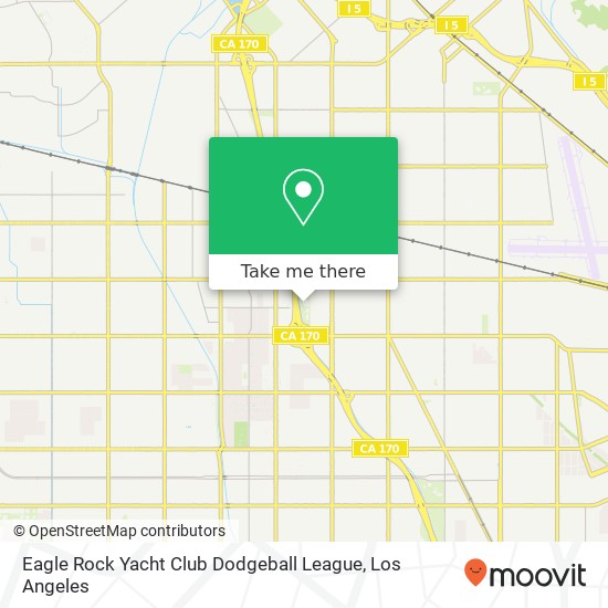 Mapa de Eagle Rock Yacht Club Dodgeball League