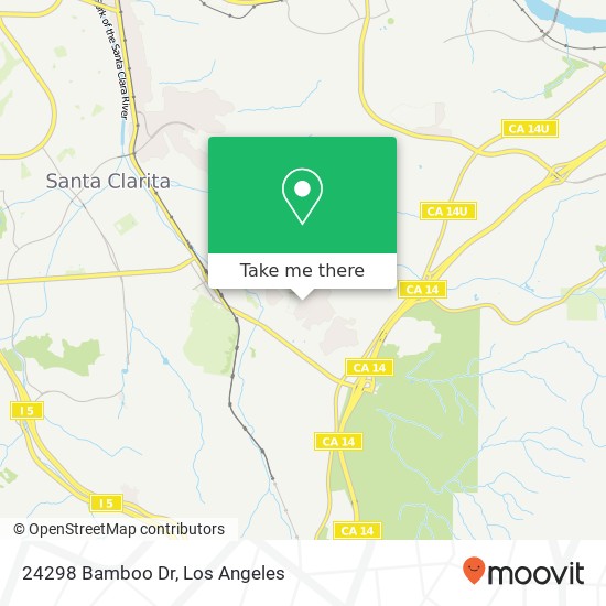 Mapa de 24298 Bamboo Dr