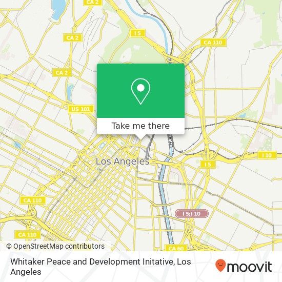 Mapa de Whitaker Peace and Development Initative