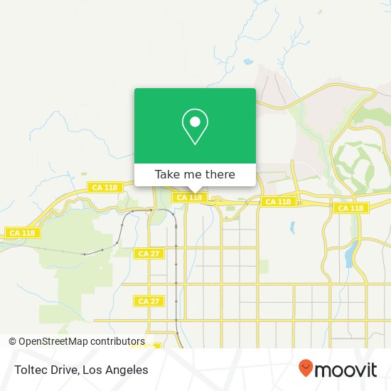 Toltec Drive map