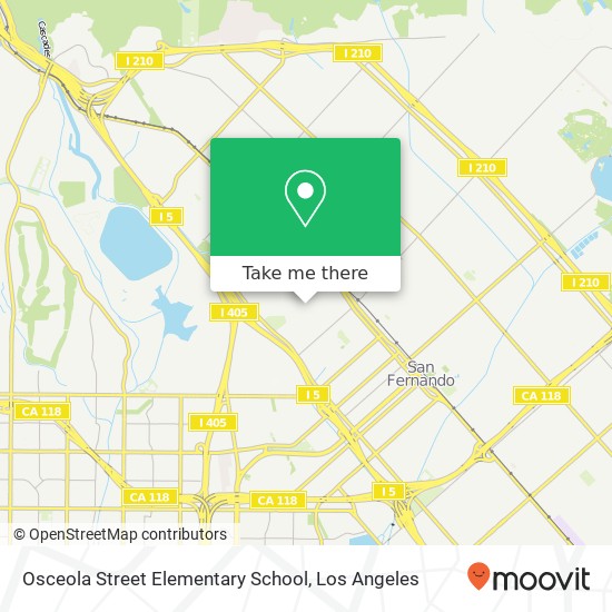 Osceola Street Elementary School map