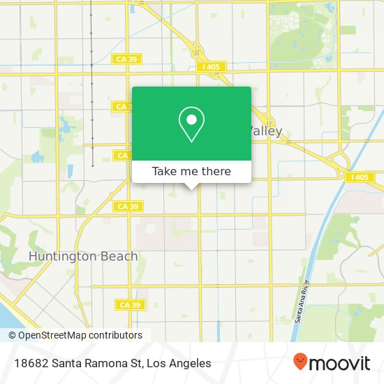 18682 Santa Ramona St map