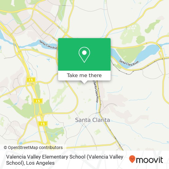 Mapa de Valencia Valley Elementary School