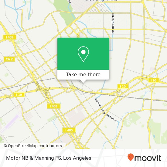 Motor NB & Manning FS map