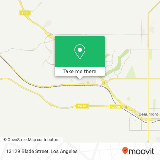 13129 Blade Street map