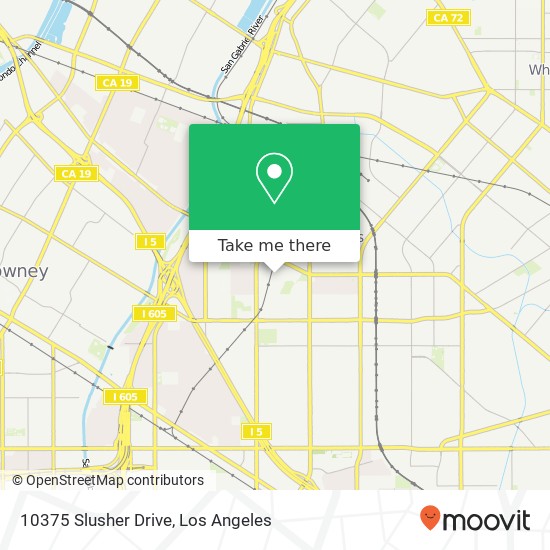 10375 Slusher Drive map