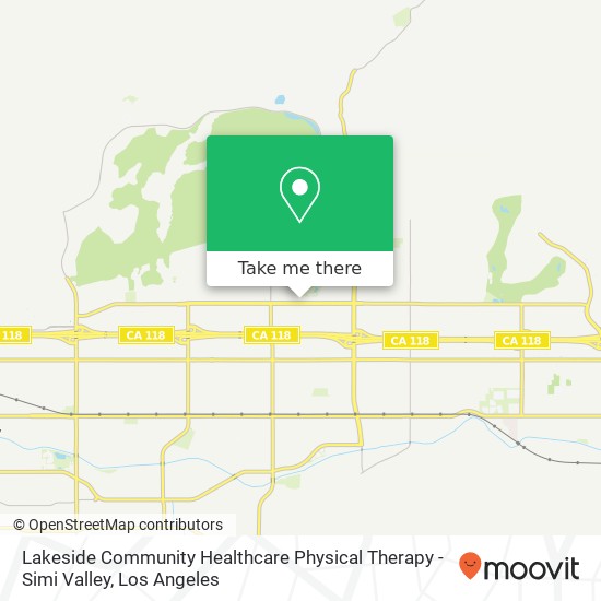 Lakeside Community Healthcare Physical Therapy - Simi Valley map