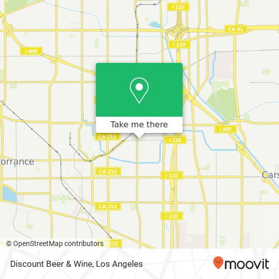 Discount Beer & Wine map