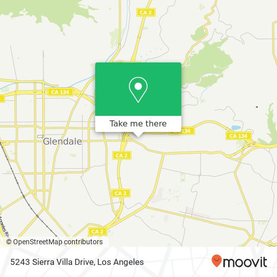 5243 Sierra Villa Drive map