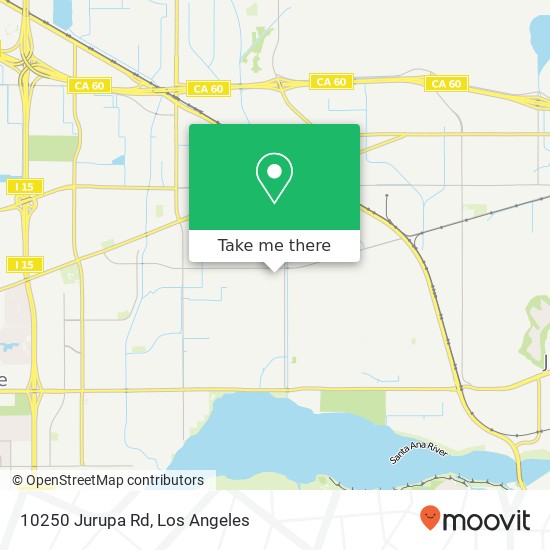 Mapa de 10250 Jurupa Rd