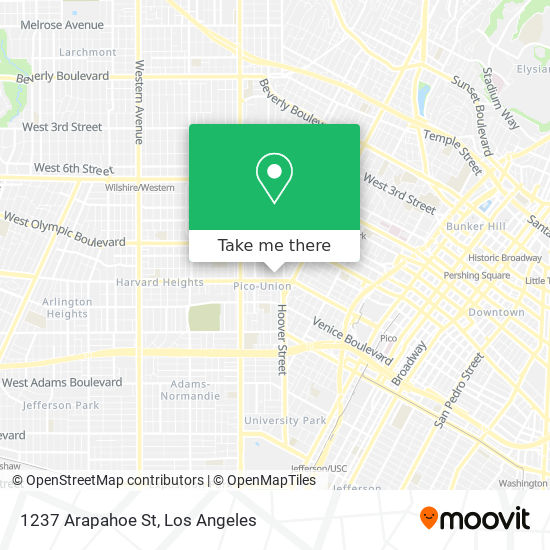 Mapa de 1237 Arapahoe St