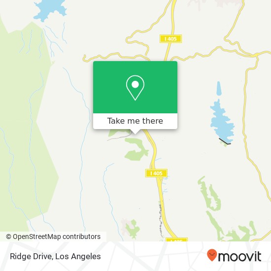 Ridge Drive map