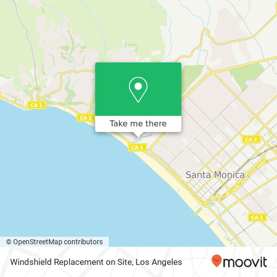 Windshield Replacement on Site map