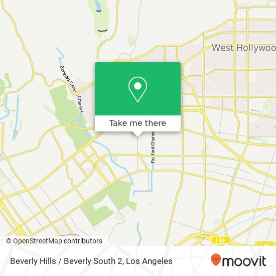 Beverly Hills / Beverly South 2 map