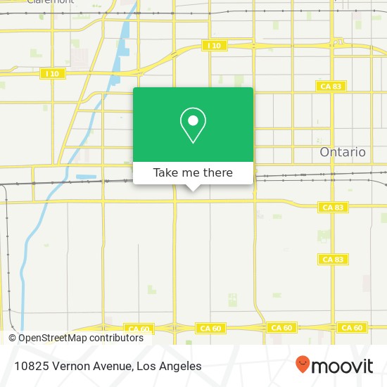 10825 Vernon Avenue map