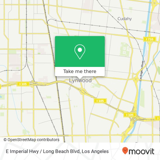 E Imperial Hwy / Long Beach Blvd map