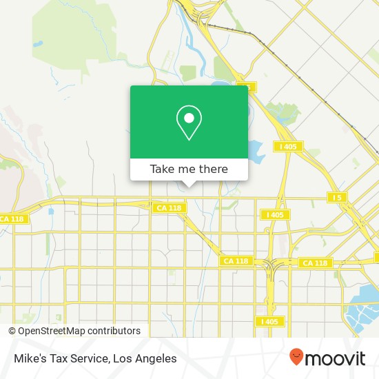 Mapa de Mike's Tax Service