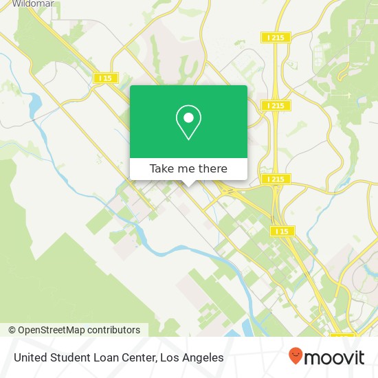 United Student Loan Center map