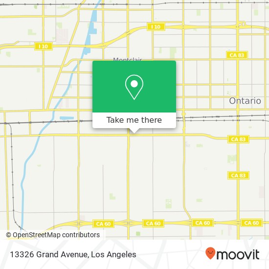 13326 Grand Avenue map