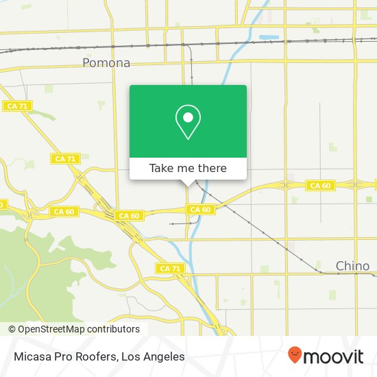 Micasa Pro Roofers map