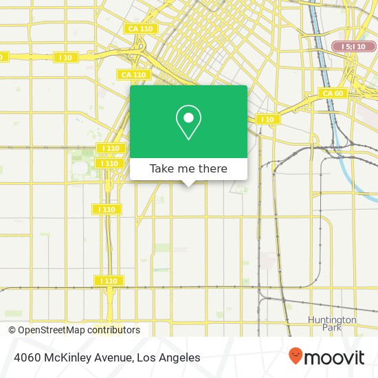 4060 McKinley Avenue map