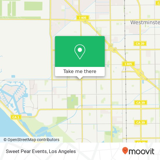 Sweet Pear Events map