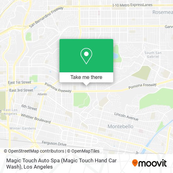 Magic Touch Auto Spa (Magic Touch Hand Car Wash) map