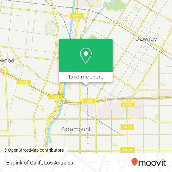 Eppink of Calif. map