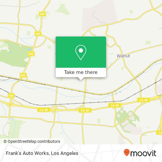 Frank's Auto Works map