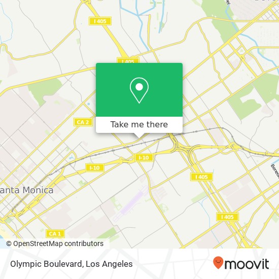 Mapa de Olympic Boulevard