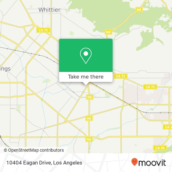 Mapa de 10404 Eagan Drive