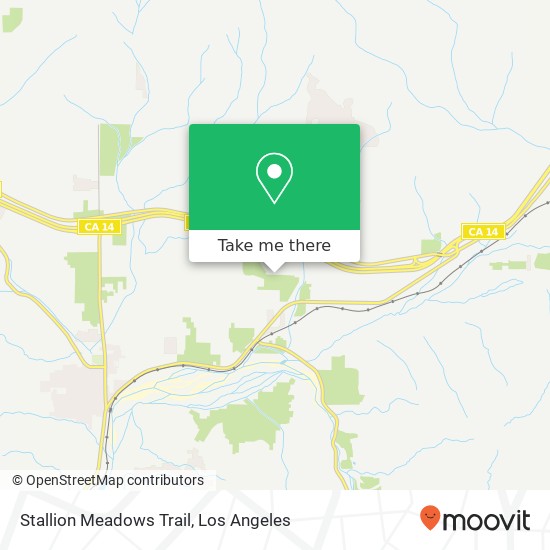 Mapa de Stallion Meadows Trail