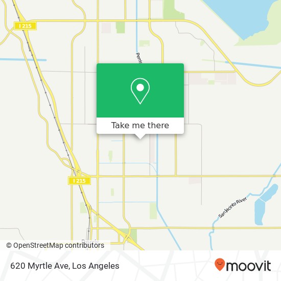 Mapa de 620 Myrtle Ave