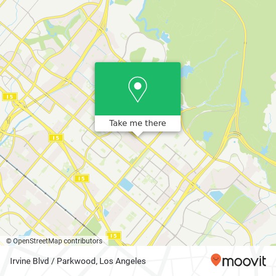 Mapa de Irvine Blvd / Parkwood