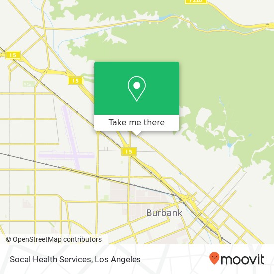 Mapa de Socal Health Services