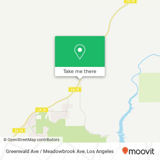 Mapa de Greenwald Ave / Meadowbrook Ave