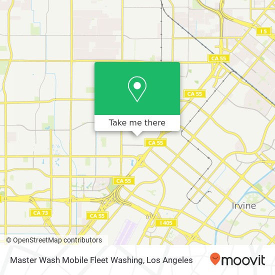 Master Wash Mobile Fleet Washing map