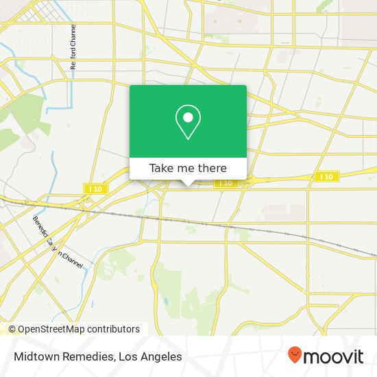 Midtown Remedies map